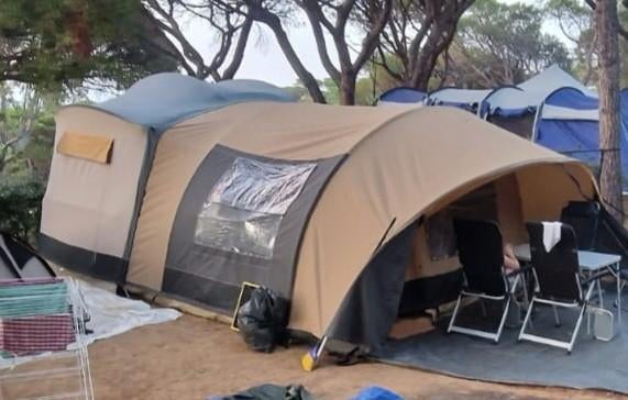 Cabonon mecury 8 persoons ( eventueel inclusief stalling ), Ophalen of Verzenden, Gebruikt, Meer dan 6