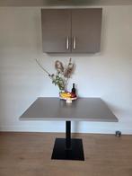 Eettafel 4 persoons, taupe, 120x90 cm, Huis en Inrichting, Ophalen of Verzenden, Rechthoekig, 200 cm of meer, 50 tot 100 cm