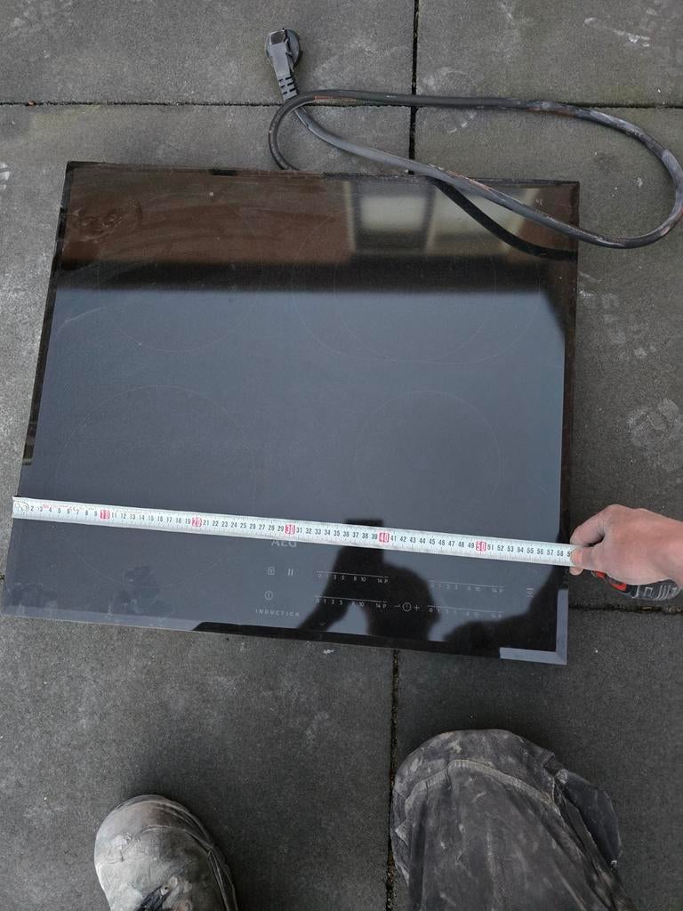 AEG Inductie Kookplaat, Ophalen, Gebruikt, 4 kookzones, Inbouw