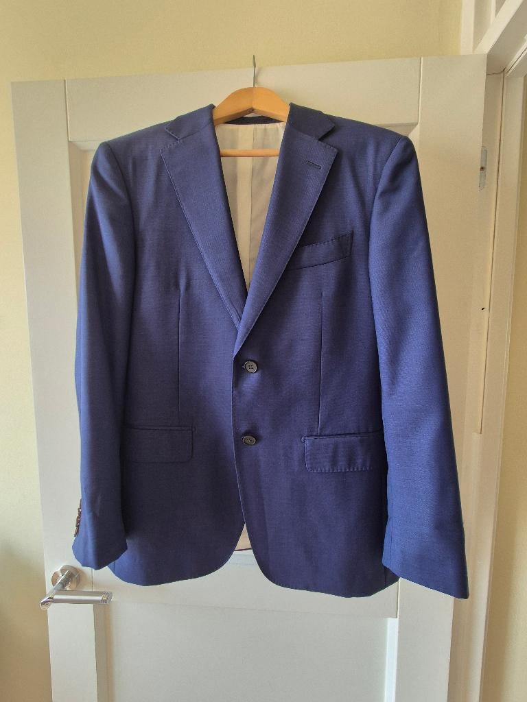 Herencolbert Suitsupply mt 48 midblue, Ophalen, Zo goed als nieuw, Maat 48/50 (M), Blauw