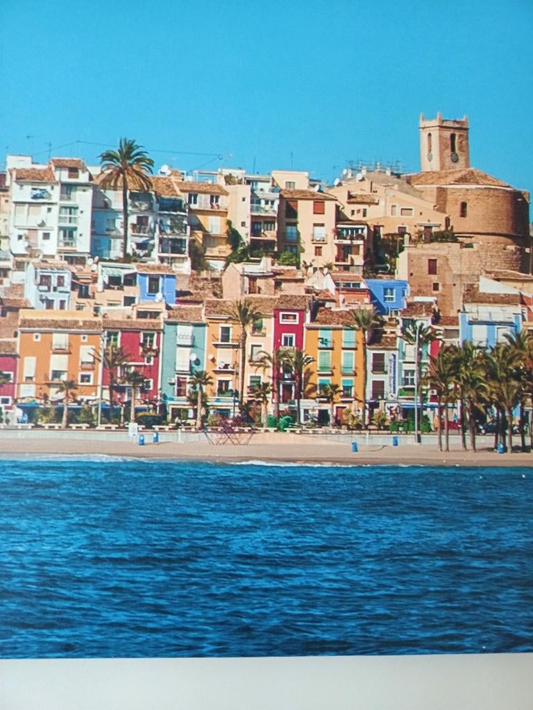 Foto op canvas: Gezicht op Villa Joyosa, Spanje (60x120cm), Ophalen, 50 tot 75 cm, Zo goed als nieuw, 100 tot 125 cm