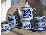 Vintage Boch Belgium La Louviere blauw grijs servies België, Huis en Inrichting, Keuken | Servies, N, N, Ophalen of Verzenden