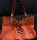 ANYA HINDMARCH * TOPPER DESIGN TAS * Leer *, Overige merken, Verzenden, Oranje, Zo goed als nieuw