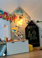 Krijtbord en magneetbord met lampje, Ophalen of Verzenden, Zo goed als nieuw, Krijtbord