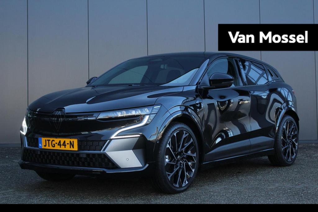 Renault Megane E-Tech 60 kWh 220Pk Comfort Range esprit alpi, Stof, 468 km, Zwart, 1619 kg