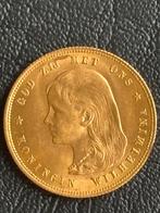 Gouden Tientje 1897 Koningin Wilhelmina parels vast, Koningin Wilhelmina, Losse munt, 10 gulden, Goud