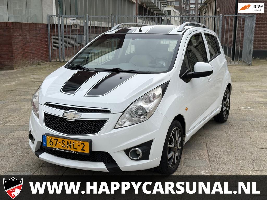 Chevrolet Spark 1.0 16V LS+ Bi-Fuel, LPG, NIEUWE APK, Auto's, Voorwielaandrijving, Euro 5, Zwart, 4 cilinders