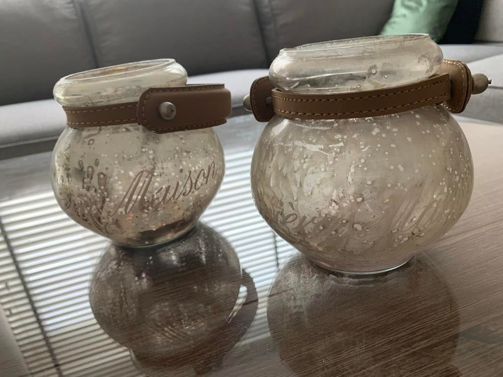 Rivièra Maison Windlichten - Set van 2, Ophalen of Verzenden, Gebruikt