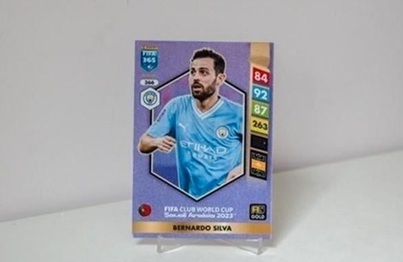 Fifa 365 Panini Trading Bernado Silva, Ophalen of Verzenden, Zo goed als nieuw, Losse kaart