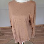Laura Ashley vintage ajour  truien roze en zand maat m, Ophalen of Verzenden, Zo goed als nieuw, Roze, Lange mouw