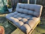 Tuinkussens lounge, 4 stuks voor 2 bankjes, Ophalen, Gebruikt, 4 zitplaatsen, Loungeset