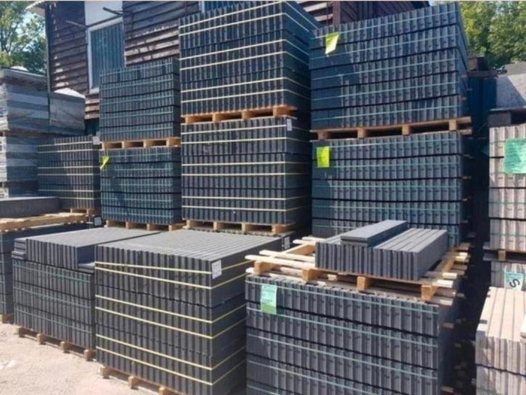 Opsluitbanden 5x15, 6x20, 6x30, 10x20x100 antraciet en grijs, Tuin en Terras, Bielzen en Borders, Ophalen of Verzenden, Nieuw