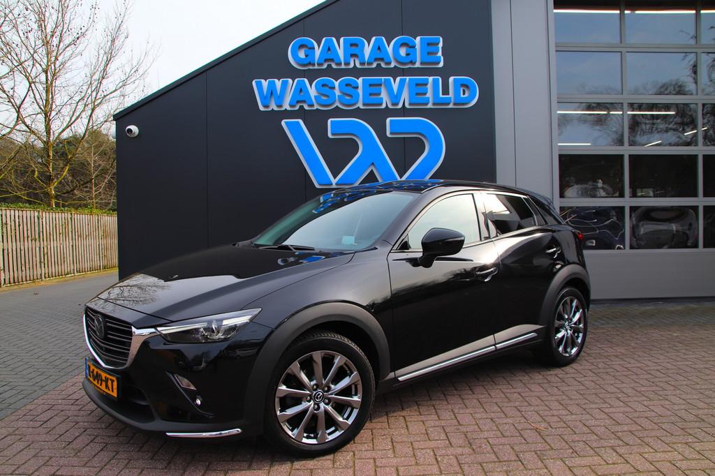 Mazda Cx-3 2.0 SKYACTIV-G 121 Signature Verwarmd Stoel+stuur, 1998 cc, 4 cilinders, Zwart, Handgeschakeld
