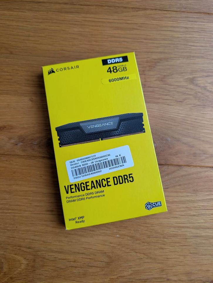 Corsair Vengeance 48GB (2x24GB) DDR5 6000Mhz, Computers en Software, RAM geheugen, Nieuw, Desktop, 32 GB, DDR5, Ophalen of Verzenden