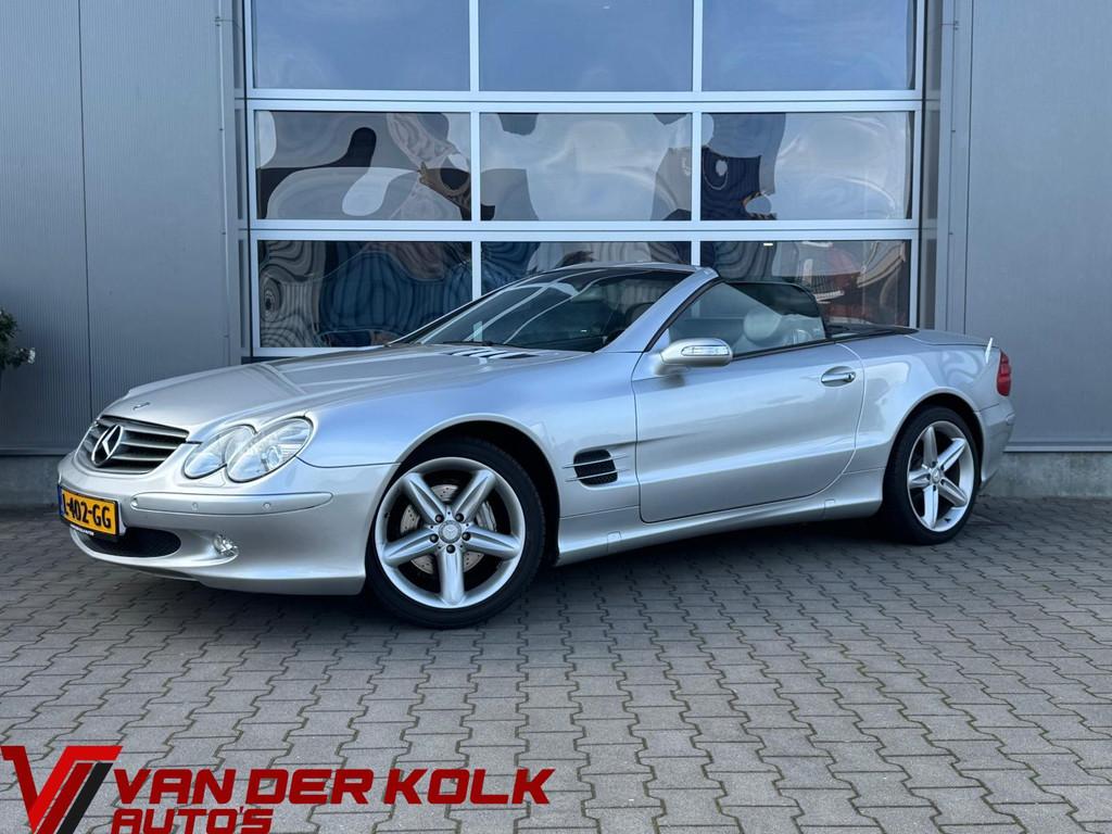 Mercedes SL-klasse 350 | Luchtvering | Leder | Xenon | Navig, Auto's, Mercedes-Benz, Automaat, Achterwielaandrijving, Gebruikt