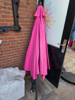 Roze zweefparasol met voet, Ophalen, Verstelbaar, Nieuw, 2 tot 3 meter
