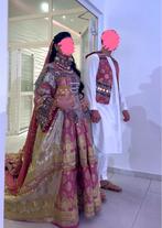 Afghaanse jurk met sleep, Kleding | Dames, Jurken, Ophalen of Verzenden, Zo goed als nieuw, Onder de knie