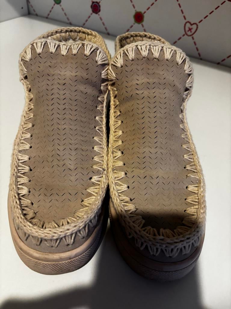 Mou zomer schoenen - Maat 39 - Zeer goede staat, Bruin, Ophalen of Verzenden, Zo goed als nieuw, Espadrilles of Moccasins