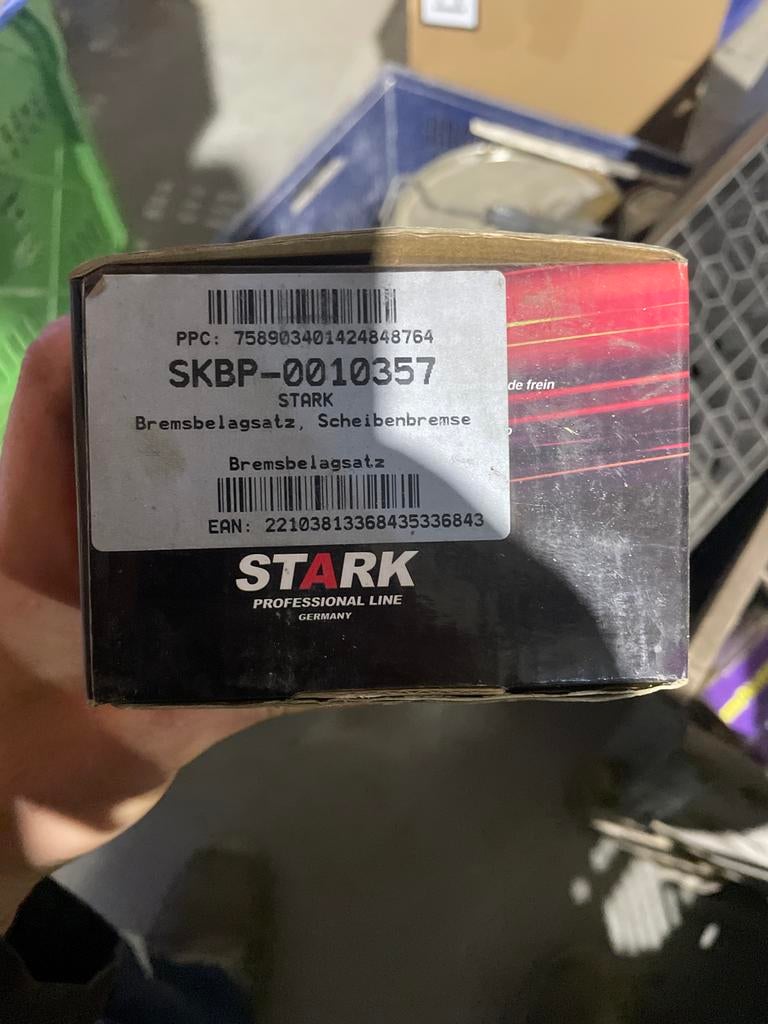 VW T4 Stark remblokkenset, schijfrem, Ophalen of Verzenden, Nieuw, Universele onderdelen