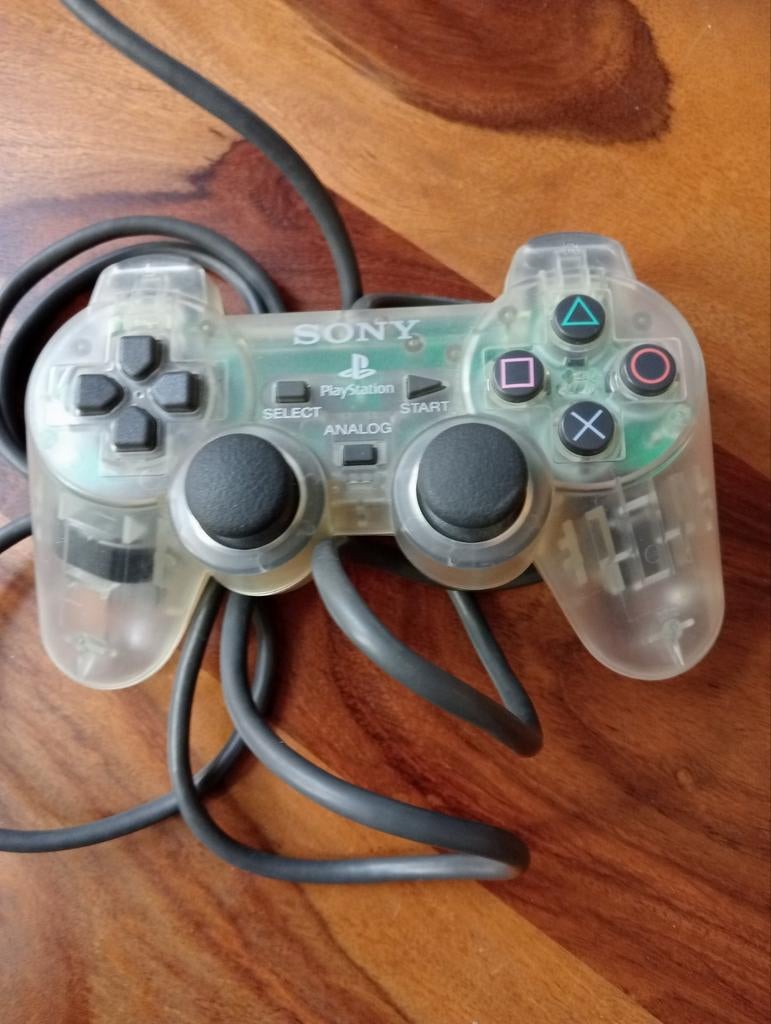 Transparante Sony PlayStation Controller, Spelcomputers en Games, Spelcomputers | Sony PlayStation Consoles | Accessoires, Ophalen of Verzenden