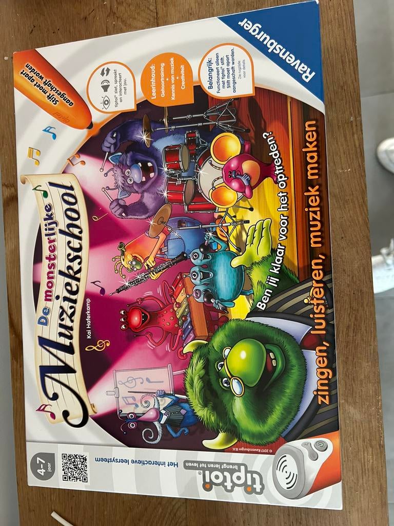 Tiptoi De Monsterlijke Muziekschool - Ravensburger, Ophalen, Nieuw, Taal en Lezen, Met geluid