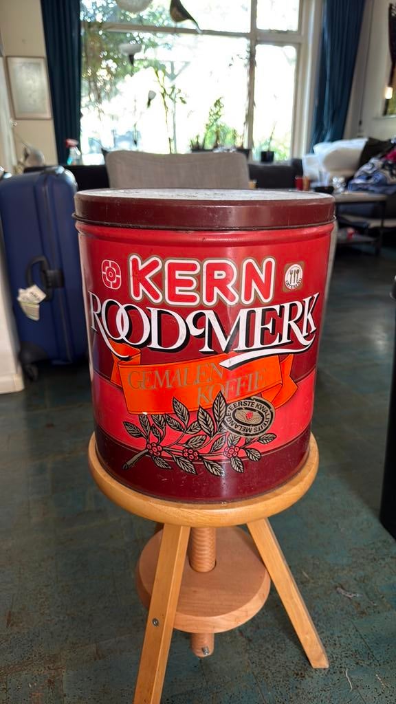 Groot koffieblik, Verzamelen, Blikken, Ophalen, Zo goed als nieuw, Overige