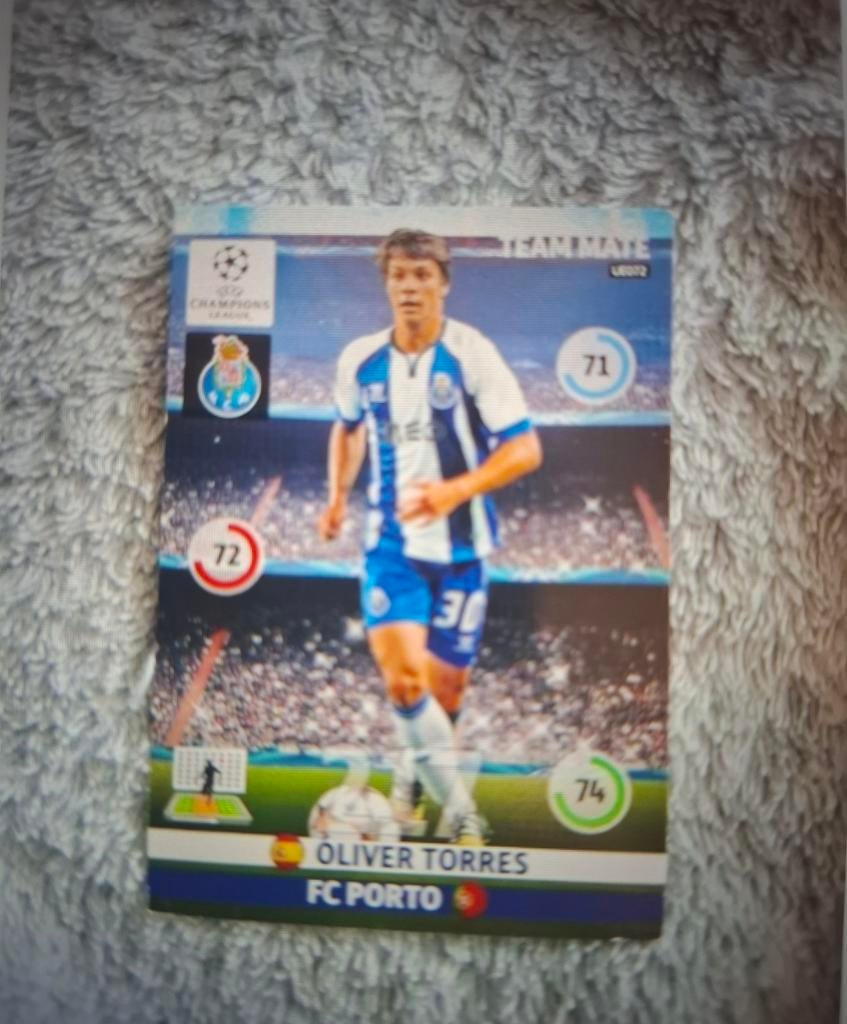 Kaartje Oliver Torres, Verzamelen, Sportartikelen en Voetbal, Ophalen of Verzenden, Nieuw, Buitenlandse clubs, Poster, Plaatje of Sticker
