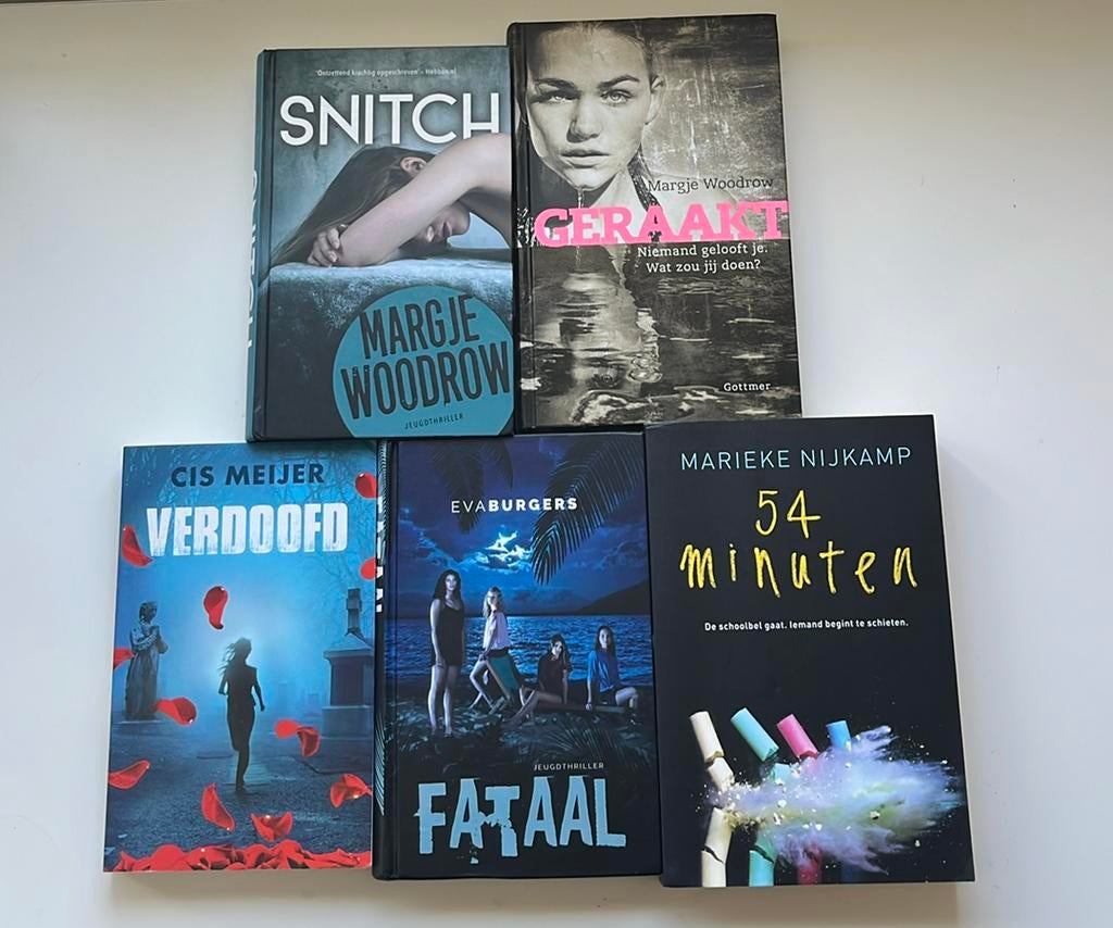 Young Adult thriller boeken bundel (ongelezen) Jeugdthriller, Boeken, Ophalen of Verzenden, Nieuw, Nederland