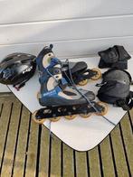 Bauer skeeler set met helm en bescherming., Bauer, Inline skates 5 wielen, Heren, Ophalen of Verzenden