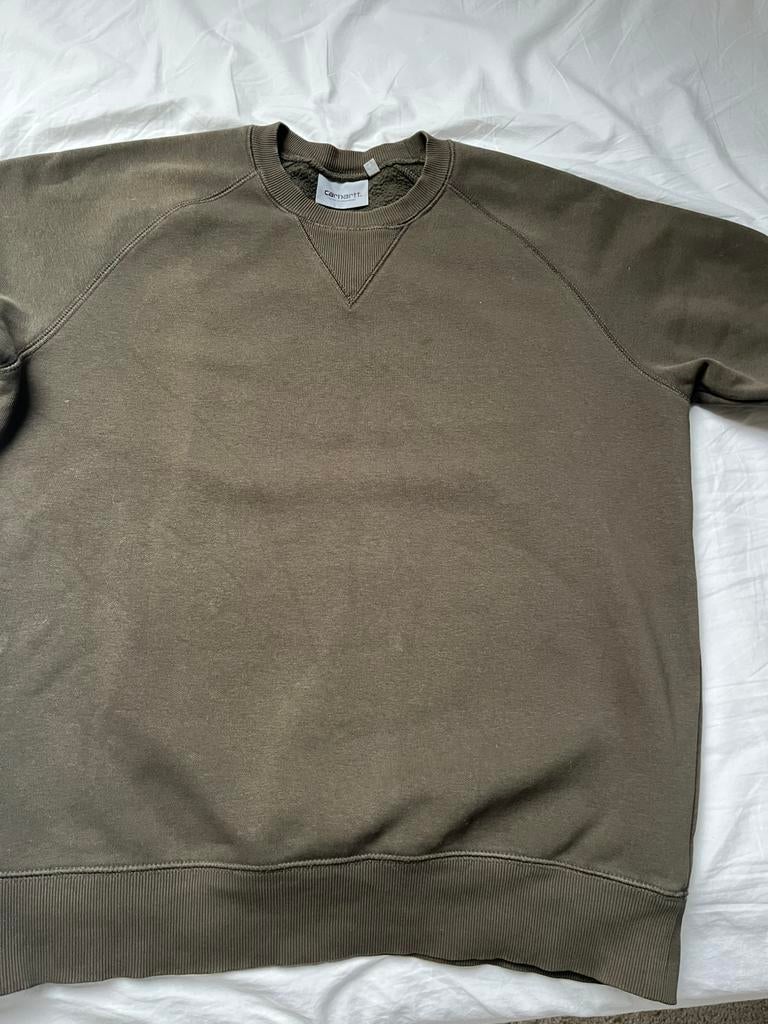 Carhartt trui beige Heren M, Ophalen of Verzenden, Zo goed als nieuw, Maat 48/50 (M), Beige