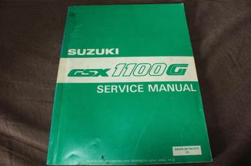 Suzuki GSX-1100 G 1991 motorcycle service manual GSX1100G beschikbaar voor biedingen