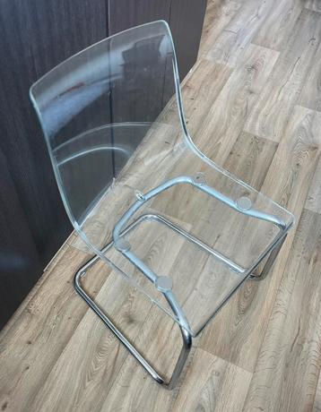 Ikea eetkamerstoel doorzichtig beschikbaar voor biedingen