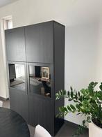 Kast, Huis en Inrichting, Ophalen, Minder dan 100 cm, 25 tot 50 cm, Glas