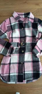 Warme flanelle blouse mt140, Kinderen en Baby's, Kinderkleding | Maat 140, Ophalen of Verzenden, Zo goed als nieuw, Meisje, Overhemd of Blouse