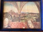 Uitzicht op Neurenberg - 15e eeuw met 2 heiligen, Antiek en Kunst, Ophalen of Verzenden