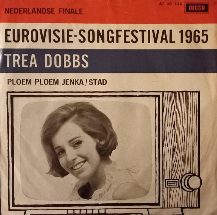 Nederlandse inz. Songfestival 1965 (Trea Dobbs) op single., Cd's en Dvd's, Vinyl | Pop, Gebruikt, 1960 tot 1980, 12 inch, Ophalen of Verzenden