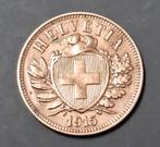 Zwitserland 2 Rappen Munt 1915, Postzegels en Munten, Munten | Europa | Niet-Euromunten, Ophalen of Verzenden, Overige landen