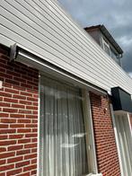 2 stuks  knikarm zonnescherm / handbediening., Tuin en Terras, Zonneschermen, Gebruikt, Elektrisch, Ophalen of Verzenden, 150 tot 300 cm