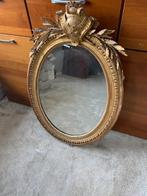 Antieke Spiegel, Antiek en Kunst, Antiek | Spiegels, Ophalen, Ovaal, 50 tot 100 cm, Minder dan 100 cm