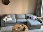 Bank 4-zits met hocker Kivik Ikea, Huis en Inrichting, Ophalen, Zo goed als nieuw, Overige materialen, Ikea kivik grijs 4-zits