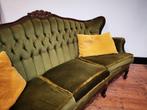 Oud Engelse houten sofa, Huis en Inrichting, Ophalen, Zo goed als nieuw, Minder dan 150 cm
