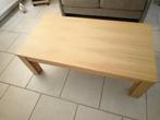 Salontafel recht hoek blank eiken zeer nette tafel zie foto', Ophalen, 100 tot 150 cm, 50 tot 100 cm, Zo goed als nieuw