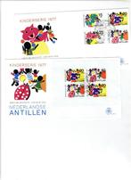 Nederl Antillen FDC 106 en 106a kinderzegels, Verzenden, Envelop