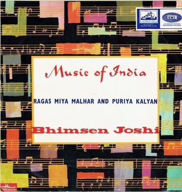 Bhimsen Joshi-Music Of India Ragas Miya Malhar Puriya Kalyan beschikbaar voor biedingen