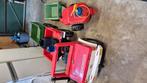 Rolly toys brandweer auto met aanhangers, Kinderen en Baby's, Speelgoed | Buiten | Skelters, Ophalen, Gebruikt, Overige merken