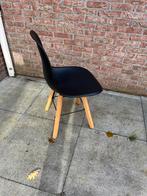 Eetkamerstoel, Huis en Inrichting, Ophalen, Zwart, Hout, Eén