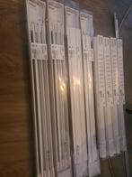 Ikea 4 witte pneel gordijnen en 4  rail systeem( Nieuw).., Ophalen, Nieuw, Wit, 200 cm of meer
