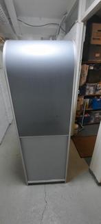 Pastoe Computerkast met Rolluik - zilverkleur, Ophalen, Gebruikt, Modern, Minder dan 70 cm