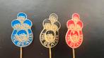 * Beatles 3 originele pins rond 1965, Ophalen of Verzenden, Zo goed als nieuw