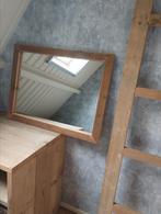 Spiegel met lijst van steigerhout 78 x 58, Huis en Inrichting, Woonaccessoires | Spiegels, Ophalen, Zo goed als nieuw, Minder dan 100 cm